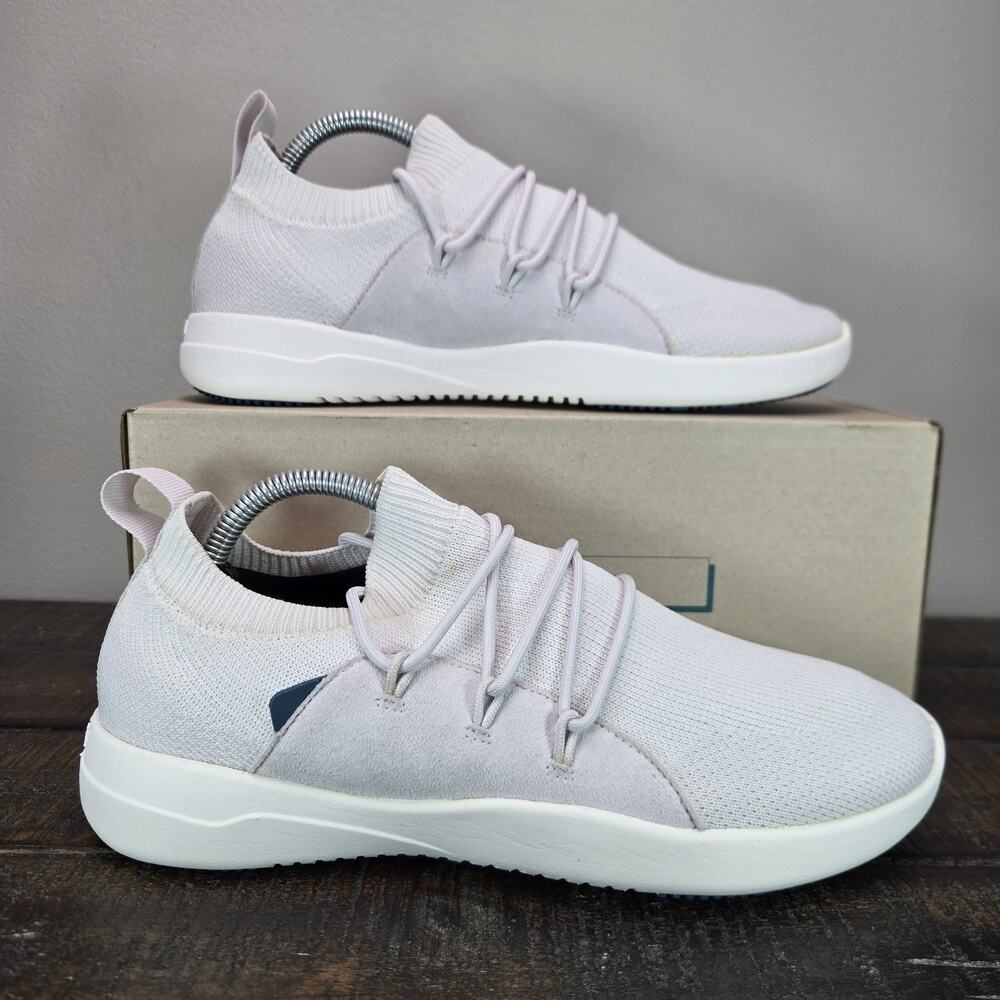 NEW Vessi Cityscape Classic Mens Size 6 Lace Up Waterproof Shoes Birch White